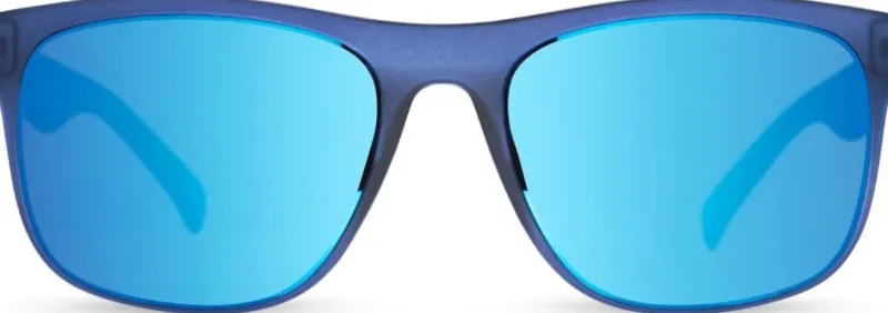 Bloc Eyewear Eyewear-BLOC Elba Sunglasses - Matt Blue-Blue Mirror