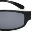 Bloc Eyewear Eyewear-BLOC Hornet Sunglasses - Shiny Black-Polarised Grey