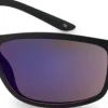 Bloc Eyewear Eyewear-BLOC Hornet Two Sunglasses - Matt Black-Blue Mirror
