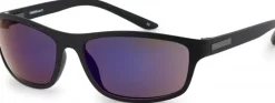 Bloc Eyewear Eyewear-BLOC Hornet Two Sunglasses - Matt Black-Blue Mirror