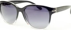 Bloc Eyewear Eyewear-BLOC Lilly Sunglasses - Crystal Black Fade-Grey Graduated