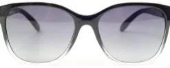 Bloc Eyewear Eyewear-BLOC Lilly Sunglasses - Crystal Black Fade-Grey Graduated