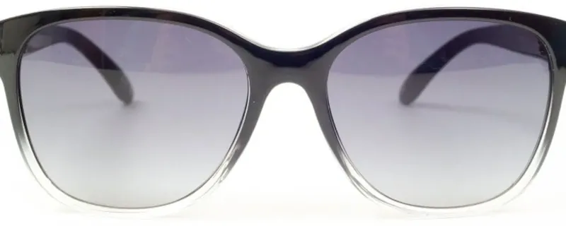 Bloc Eyewear Eyewear-BLOC Lilly Sunglasses - Crystal Black Fade-Grey Graduated
