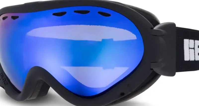 Bloc Eyewear Eyewear-BLOC Spirit 3 OTG Goggle - Matt Black-Light Purple Mirror Silver