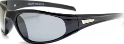 Bloc Eyewear Eyewear-BLOC Stingray Sunglasses - Shiny Black-Polarised Grey
