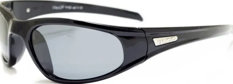 Bloc Eyewear Eyewear-BLOC Stingray Sunglasses - Shiny Black-Polarised Grey