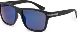 Bloc Eyewear Eyewear-BLOC Tide Sunglasses - Matt Black-Blue Mirror
