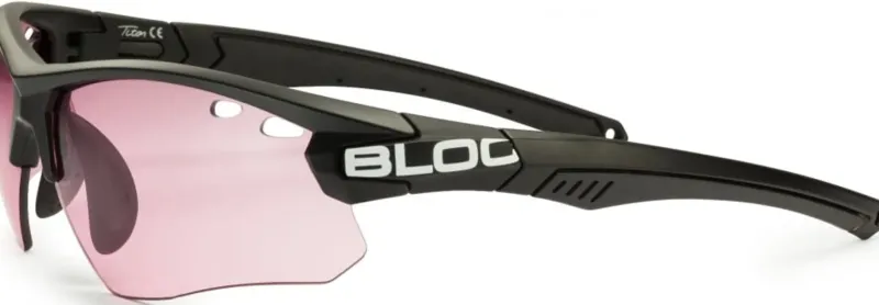 Bloc Eyewear Eyewear-BLOC Titan Sunglasses - Black-Red 4 Lens Pack