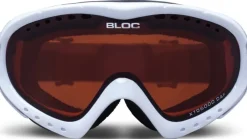Bloc Eyewear Eyewear-BLOC Utopia Goggle - Shiny White-Goldeneye Lens