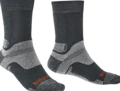Bridgedale Socks|Socks-Mens Hike Midweight Merino Socks - Gunmetal