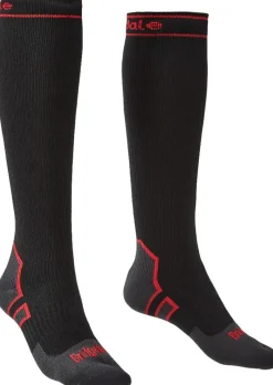 Bridgedale Socks|Socks-Mens StormSock Heavyweight Knee Socks - Black
