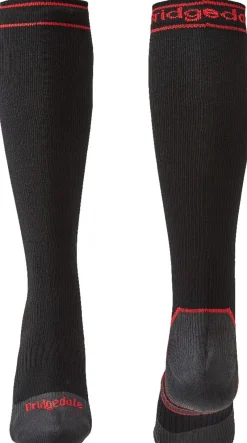 Bridgedale Socks|Socks-Mens StormSock Heavyweight Knee Socks - Black