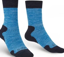 Bridgedale Socks|Socks-Womens Explorer Heavyweight Merino Comfort Boot Socks - Blue Marl