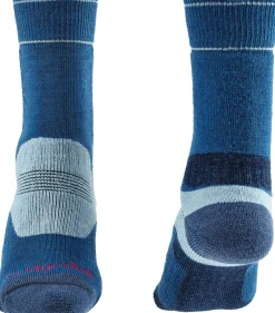 Bridgedale Socks|Socks-Womens Hike Midweight Merino Socks - Blue-Sky