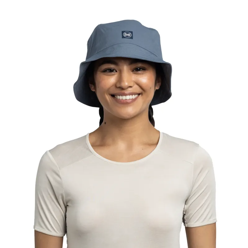 Buff Hats-Adventure Bucket Hat - Solid Stone Blue