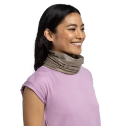 Buff Neck Warmers-Coolnet UV Insect Shield - Solid Tundra Khaki