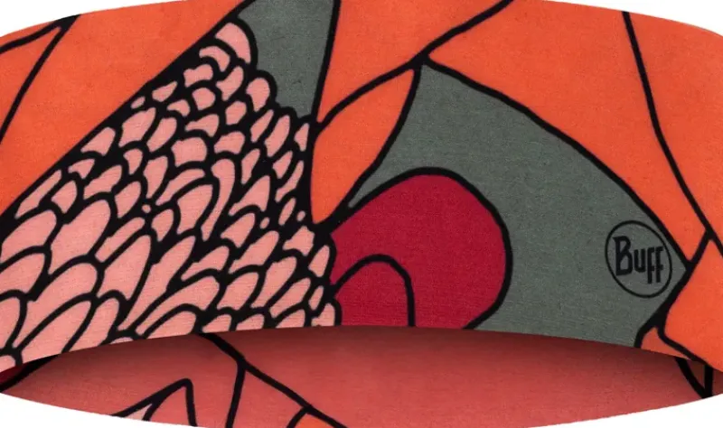 Buff Hats-Coolnet UV Wide Headband - Aramay Poppy