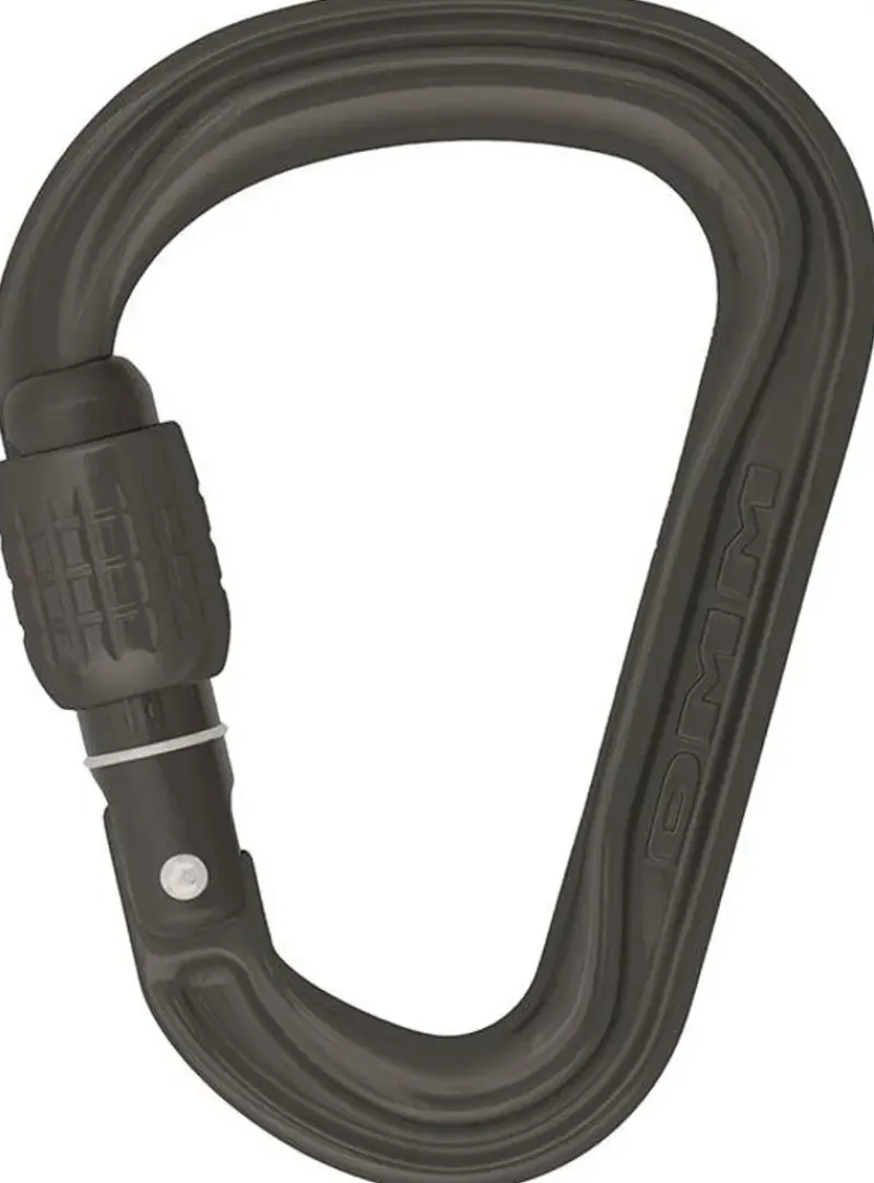 DMM Carabiners & Quickdraws-Phantom HMS Screwgate Carabiner - Matt Grey