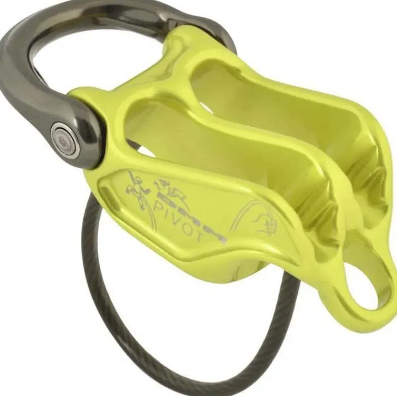 DMM Belay & Protection-Pivot Belay Device - Lime