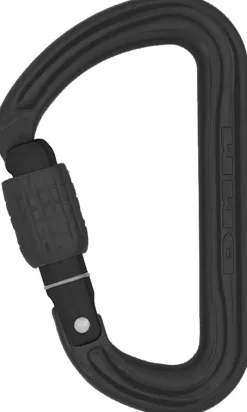 DMM Carabiners & Quickdraws-Shadow Screwgate Carabiner - Matt Grey
