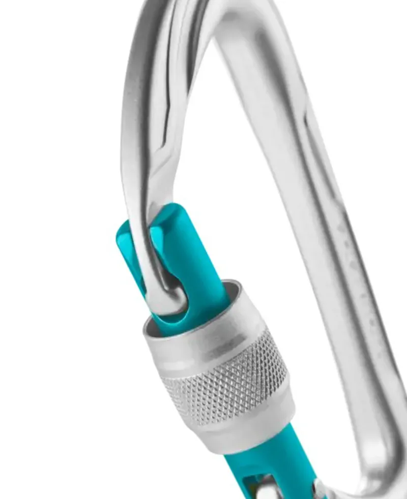 Edelrid Carabiners & Quickdraws-Pure Screw III Carabiner - Silver