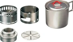 Evernew Lightweight Stoves-Ti Mug Pot 500 Stove Set