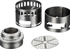 Evernew Lightweight Stoves-Ti Stove DX Set