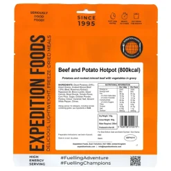 Expedition Foods Lunch/ Dinner-Beef and Potato Hotpot - 800kcal