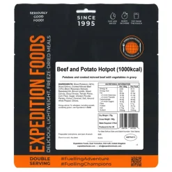 Expedition Foods Lunch/ Dinner-Beef and Potato Hotpot - 1000kcal