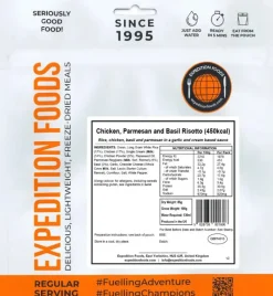 Expedition Foods Lunch/ Dinner-Chicken Parmesan and Basil Risotto - 450kcal