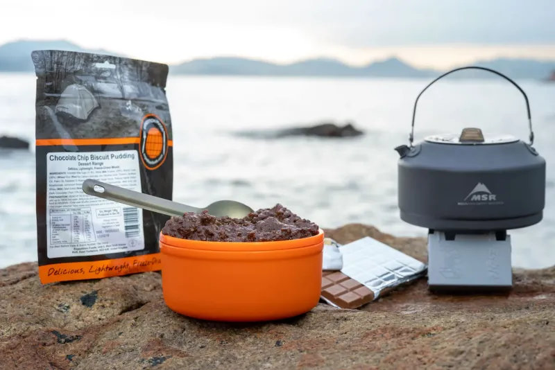 Expedition Foods Dessert-Chocolate Chip Biscuit Pudding - Dessert Range