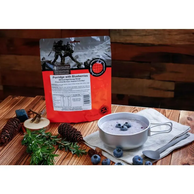 Expedition Foods Breakfast-Porridge with Blueberries - 1000kcal