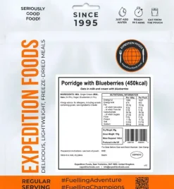 Expedition Foods Breakfast-Porridge with Blueberries - 450kcal