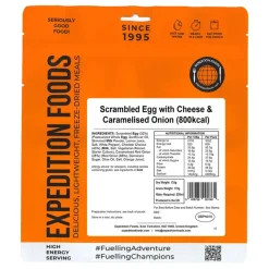 Expedition Foods Breakfast-Scrambled Egg with Cheese and Caramelised Onion - 800kcal