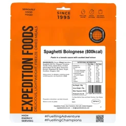 Expedition Foods Lunch/ Dinner-Spaghetti Bolognese - 800kcal