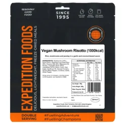 Expedition Foods Lunch/ Dinner-Vegan Mushroom Risotto - 1000kcal
