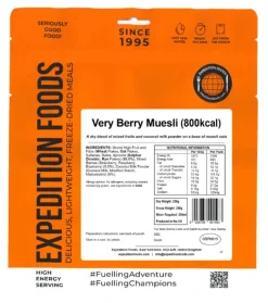 Expedition Foods Breakfast-Very Berry Muesli - 800kcal