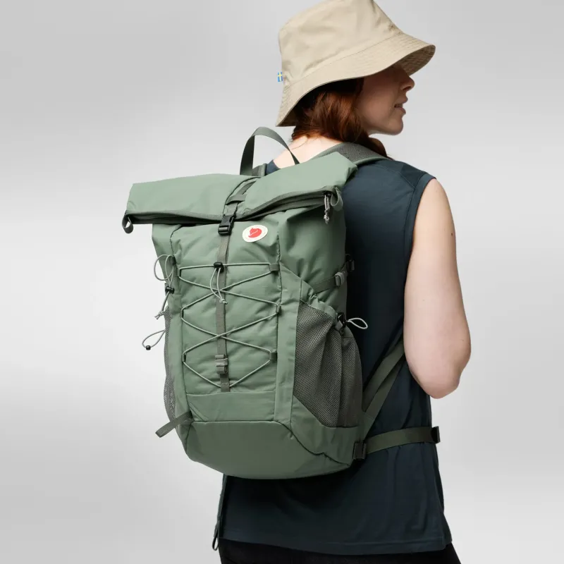 Fjallraven Day Packs-Abisko Hike Foldsack - Patina Green