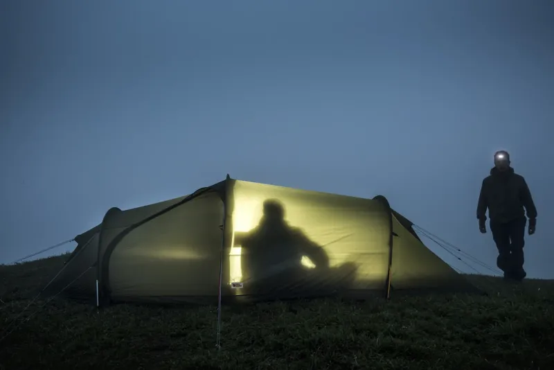 Fjallraven Backpacking & Lightweight Tents-Abisko Shape 3 Tent - Pine Green
