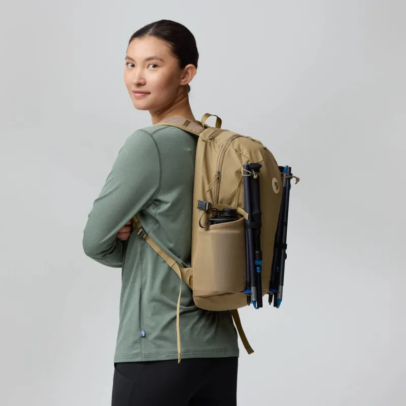 Fjallraven Day Packs-Abisko Softpack 16 Rucksack - Clay