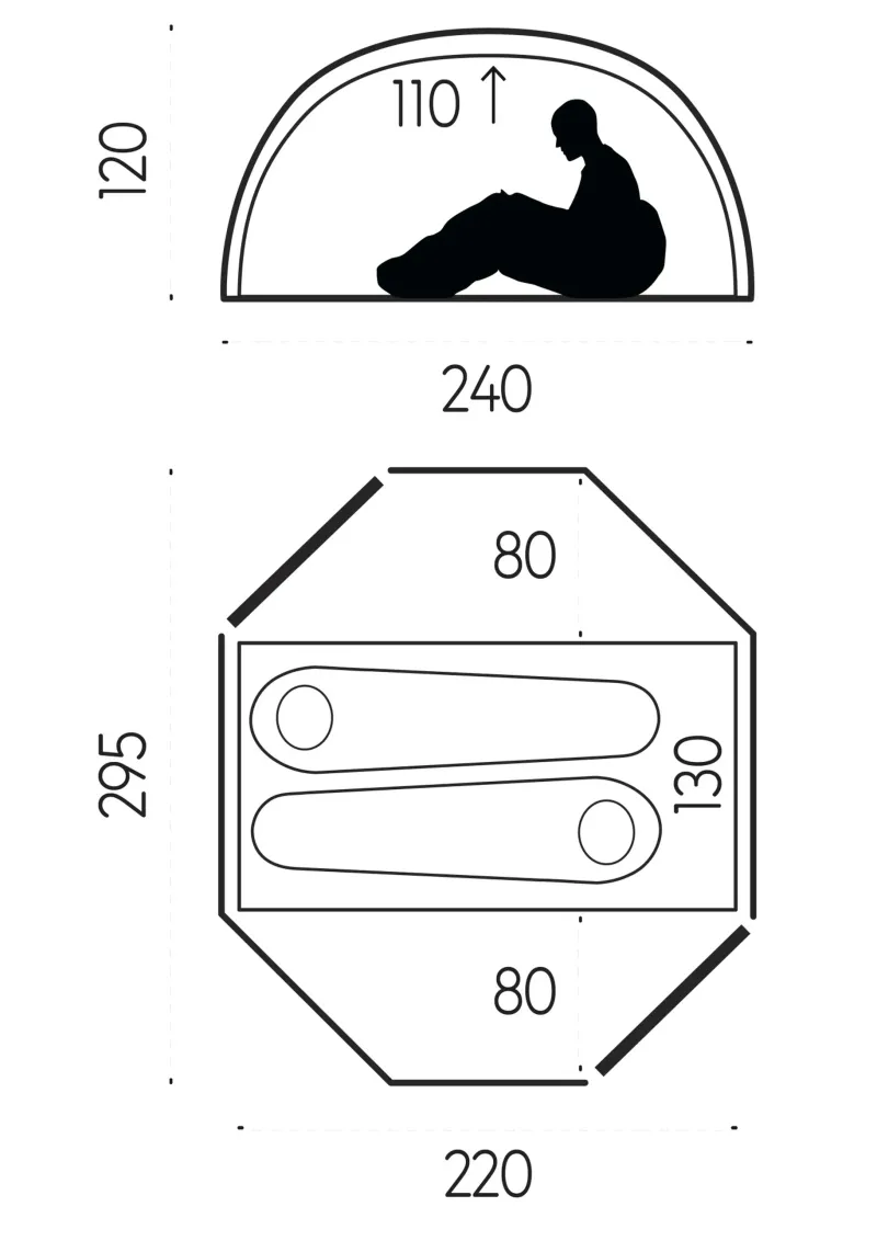 Fjallraven Backpacking & Lightweight Tents-Abisko View 2 Tent - Sand