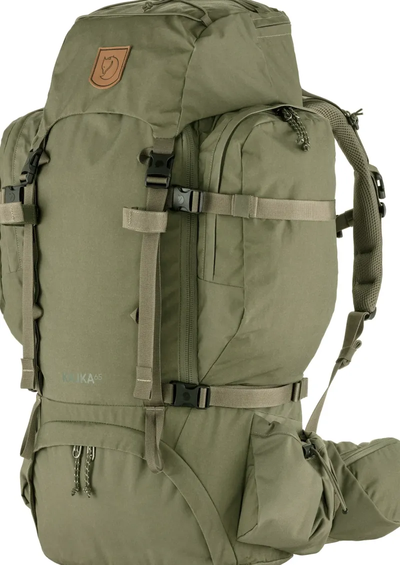 Fjallraven Backpacking Packs-Kajka 65 Rucksack - Green