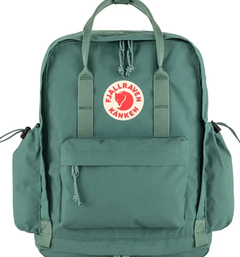 Fjallraven Day Packs-Kanken Outlong Backpack - Frost Green
