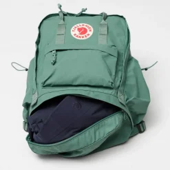 Fjallraven Day Packs-Kanken Outlong Backpack - Frost Green