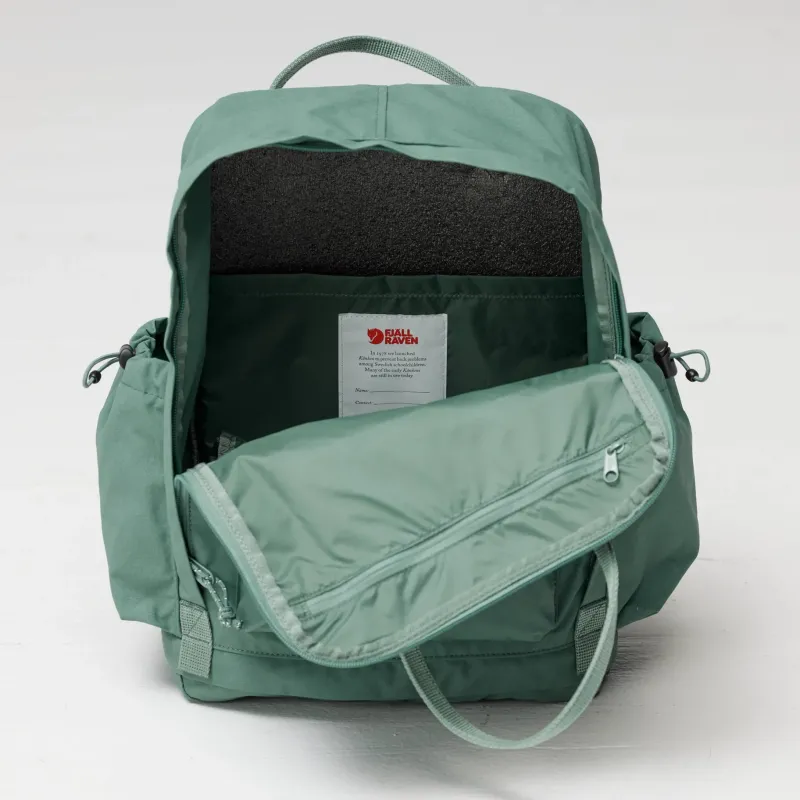 Fjallraven Day Packs-Kanken Outlong Backpack - Frost Green