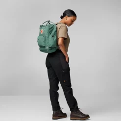 Fjallraven Day Packs-Kanken Outlong Backpack - Frost Green