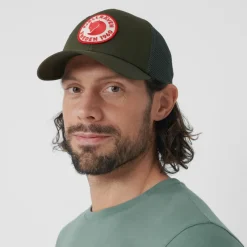 Fjallraven Hats-1960 Logo Langtradarkeps Cap - Black
