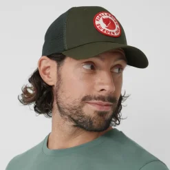 Fjallraven Hats-1960 Logo Langtradarkeps Cap - Black