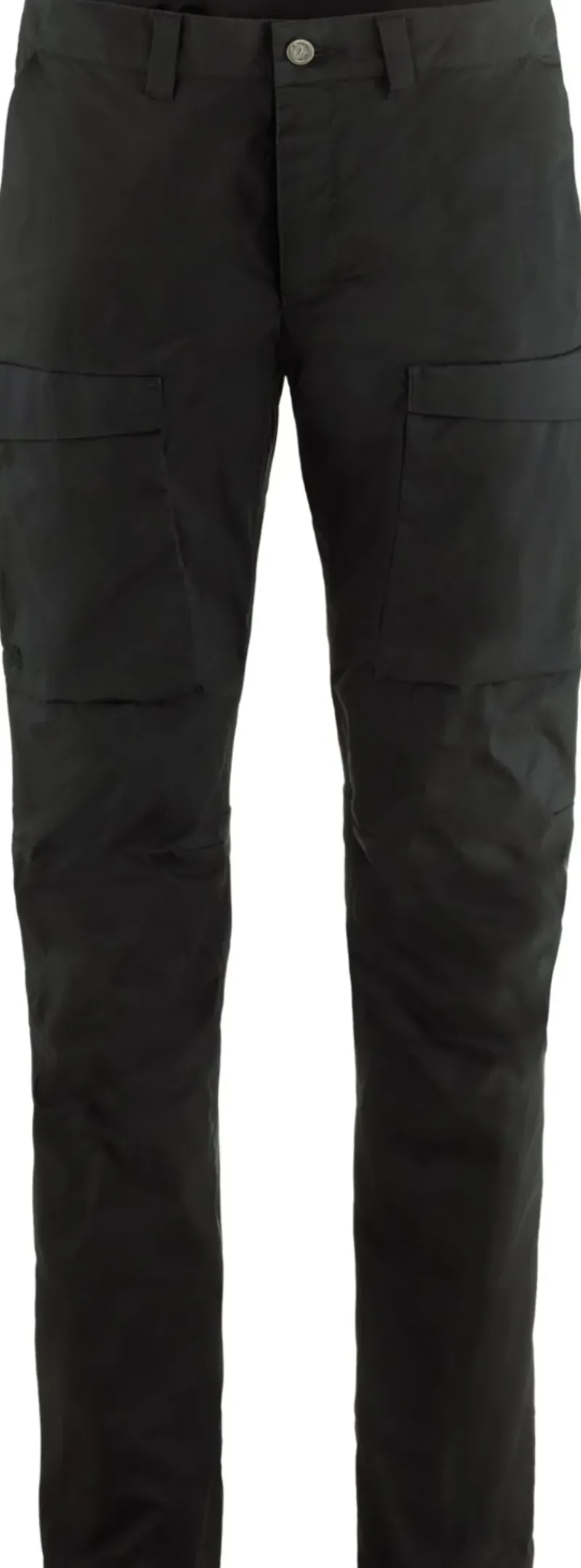 Fjallraven Trousers & Leg Wear-Mens Abisko Hybrid Trail Trousers - Black
