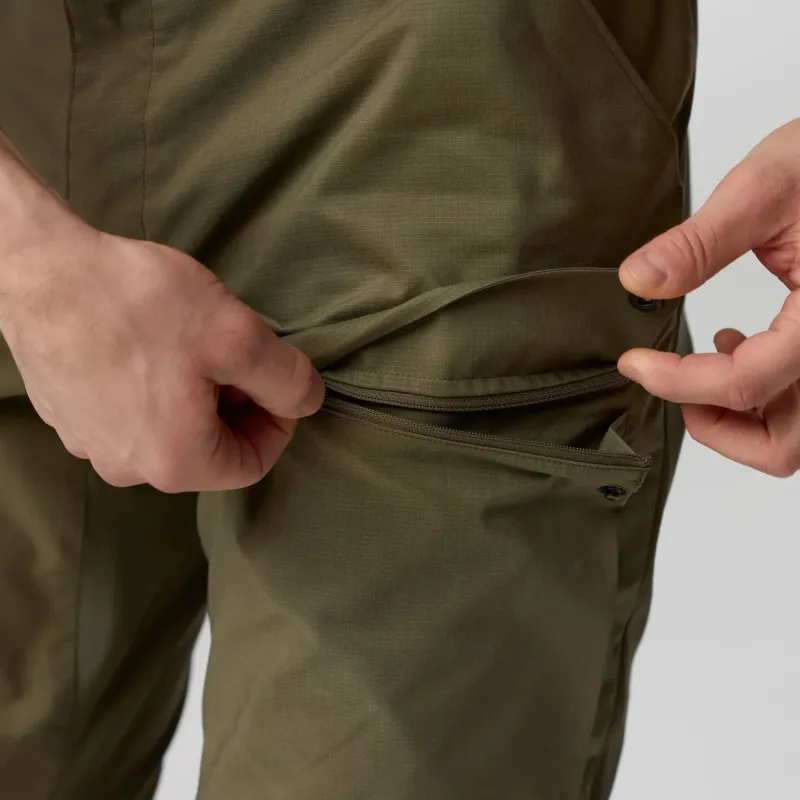 Fjallraven Trousers & Leg Wear-Mens Abisko Hybrid Trail Trousers - Black